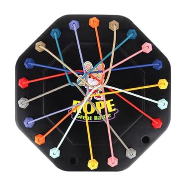 Imagem de Generic Corda Underblancing Toy The Rope Game Mind Toy Habilidades de raciocínio lógico Desamarre o brinquedo de nós Pensando para crianças pequenas