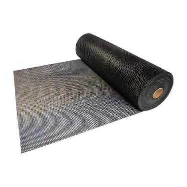 Imagem de Piso Antiderrapante Tapete Emborrachado Banheiro 60cm X 1m (Preto)