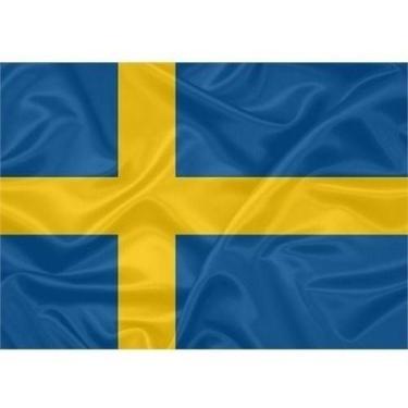 Imagem de Bandeira da Suécia 1,50x0,90m Copa do Mundo Feminino - WCAN
