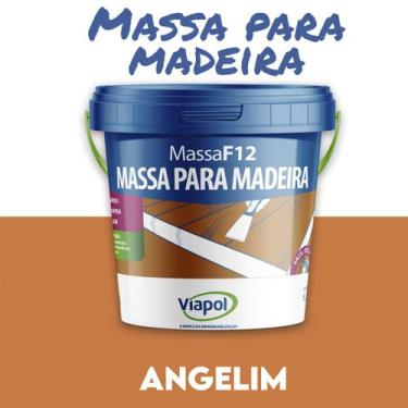 Imagem de F12 Massa P/ Madeira Cor A Escolher 6,5Kg Viapol, Angelim 