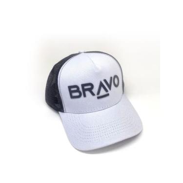 Imagem de Boné Bravo Branco com Grafite, Único, Branco, Grafite