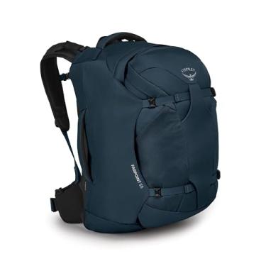 Imagem de Osprey Mochila de viagem masculina Farpoint 55L, azul silencioso
