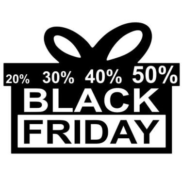 Imagem de Adesivo  Vitrine Parede De Loja 50X35cm - Preto - Jhow Adesivos