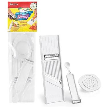 Imagem de Descascador Boleador Mandoline Cortador de Frutas 4 Em 1 - keita