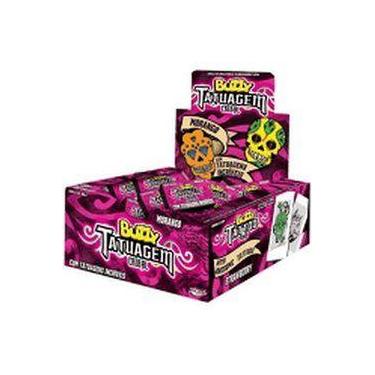 Imagem de Chiclete buzzy tribal morango 90un - RIO DOCE ATACADO