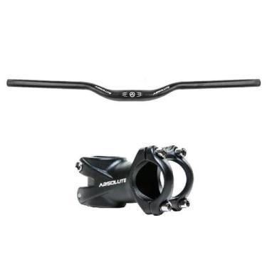 Imagem de Kit Guidão 720x31.8mm e Mesa Suporte 60mm Bicicleta MTB Alumínio Absol