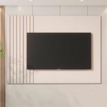 Imagem de Painel para TV Até 70 Polegadas Boto Off White - Jb Bechara