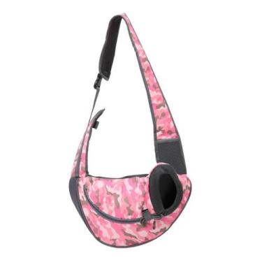 Imagem de Bolsa Para Passeio Ombro Para Transporte De Pets Rosa - Elo Imports