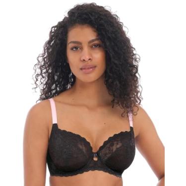 Imagem de Freya Sutiã feminino decote profundo com aro, Preto, 34C