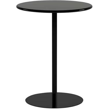 Imagem de Mesa De Bistrô Mobília Clássica De Pub Bistrô, Mesa De Coquetel De Metal, Mesa De Pub Interna/externa, Mesa De Café De Sofá Para Sala De Estar, Varanda, Pátio, Black, Dia 70 x H 72cm