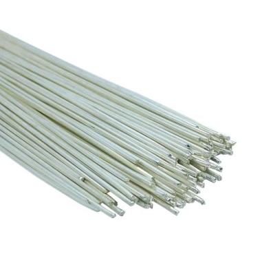 Imagem de Kit 100 Varetas De Solda Foscoper 1,60mm X 46cm Com Banho De Prata Sol