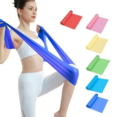 Imagem de Kit 5 Faixas Elasticas Mini Band Para Exercício Funcional Corpo Todo Alongamento Musculação Faixa De Borracha Academia Faixa Elastica Para Treino Em Casa Ginastica Pilates Fisioterapia e Yoga Premium