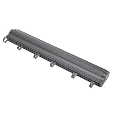 Imagem de Luqeeg Estante de secagem de roupas retrátil, escorredor de parede com ganchos, malha para pendurar, cabide de lavanderia para suéteres, toalhas, meias, roupas íntimas (cinza)