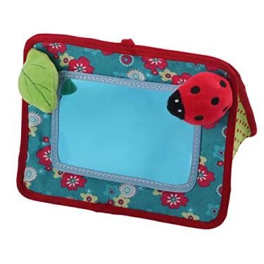 Imagem de Zerodis Brinquedos de Carrinho de Carrinho de Espelho de Segurança Coloridos, Espelho Educacional de Segurança para Bebês para Coordenação Olho-mão, Ideal para Entretenimento para de bebê