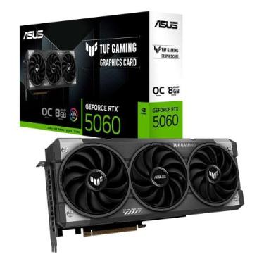Imagem de Placa de Vídeo ASUS TUF RTX 5060 O8G GAMING NVIDIA GeForce, 8GB GDDR7,