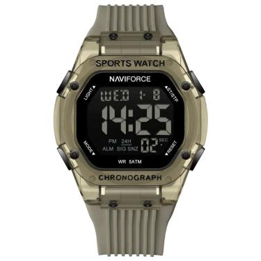 Imagem de Relógio digital esportivo luminoso pulseira de silicone  50M à prova d`água