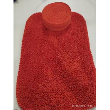 Imagem de Tapete De Porta Frufru 5 Peças. 0, 75x0,50cm - Valentina Confecçoes, T