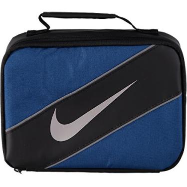 Imagem de Bolsa de almoço Nike Contrast com isolamento reflexivo, Gym Blue, One Size, 1