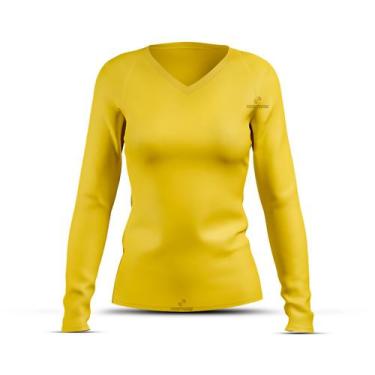 Imagem de Camisa Manga Longa Feminina Proteção Solar Uv FPU50+ Academia Corrida 