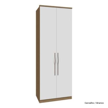 Imagem de Guarda Roupa Modulado 02 Portas 245cm Setiba - Móveis Rimo, Carvalho/B