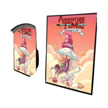Imagem de Pôster De Anime Adventure Time, Adesivo De Papel Autoadesivo À Prova D