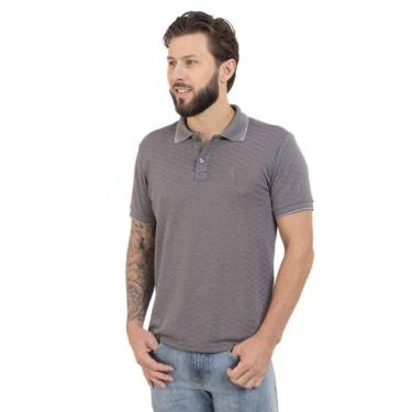 Imagem de Camisa Polo Masculina Malha Tricot Algodão Conforto