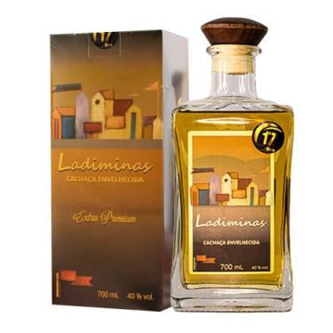 Imagem de Cachaça ladiminas envelhecida extra premium 17 anos 700ml, U, UNICA