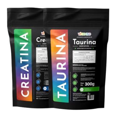 Imagem de vitaease - Creatina Pura Monohidratada + Taurina Em Pó 300g (150g, Sem sabor)