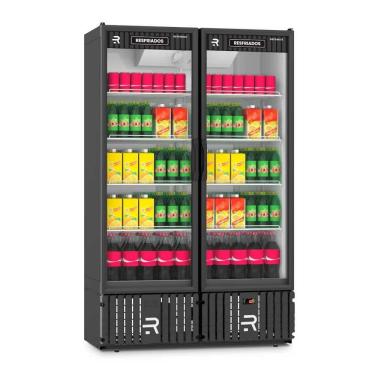 Imagem de Visa Cooler Multiuso 1300 Litros Preto/Branco VCM1300PV 220V - Refrimate