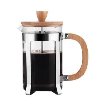 Imagem de Cafeteira Prensa Francesa Portátil de Aço Inoxidável - Jarro para Espu
