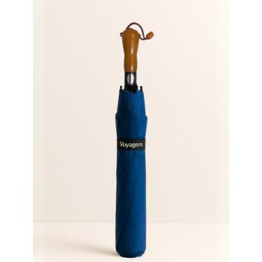 Imagem de Guarda-chuva Automático Abre Fica Grande Voyagem 022A Azul