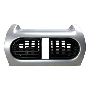 Imagem de Moldura Central Suporte Difusor Corsa Montana Relógio Prata - AutoPlas