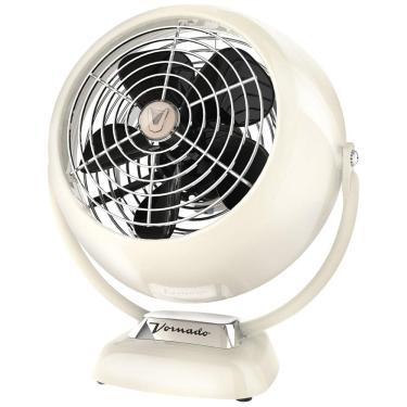 Imagem de Ventilador Vintage com 2 Velocidades e Inclinação  Ajustável, 110V 5W, VORNADO CR1 0224 75, Branco