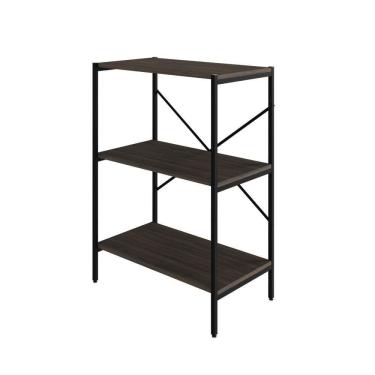 Imagem de Estante C/03 Prateleiras 84x60x33cm Tub Tueh863 Nogal - Nogal /