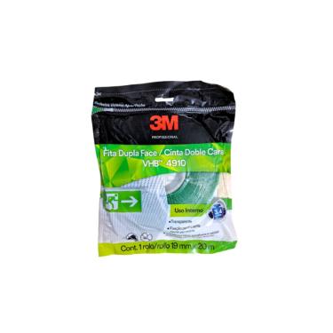 Imagem de Fita Dupla Face Vhb 4910 Transparente 19Mmx20m Permanente - 3M