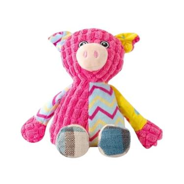 Imagem de Brinquedo De Pelúcia Porquinho Mordedor Apito Pet Cães Gatos