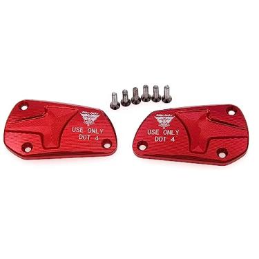 Imagem de Riderjacky Para Aprilia Dorsoduro 900 2017, DORSODURO 750 2008-2016 CNC Alumínio Motocicleta Freio Frontal Cilindro Tampa do Reservatório de Fluido