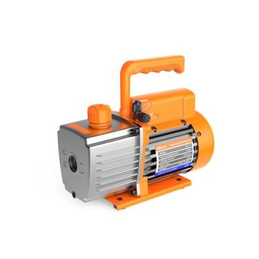 Imagem de Elitech Bomba de vácuo NVP-3 HVAC 3CFM 1,5L/S 1/4HP Bomba de vácuo de ar de palheta rotativa de estágio único para sistemas HVAC e refrigeração, durável e fácil de manter