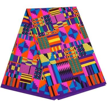 Imagem de Kente nyama África Ankara Estampas Tecido Cera Tecido Africano para Vestido de Festa Artesanato DIY Costura Têxtil Poliéster Nigéria Tecido