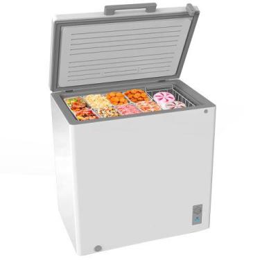 Imagem de Freezer Horizontal MIDEA com 01 Tampa 205 Litros Branco