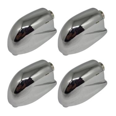 Imagem de Kit 4 Canoas Para Caixa Tom E Surdo Bateria 19.08 Cromada