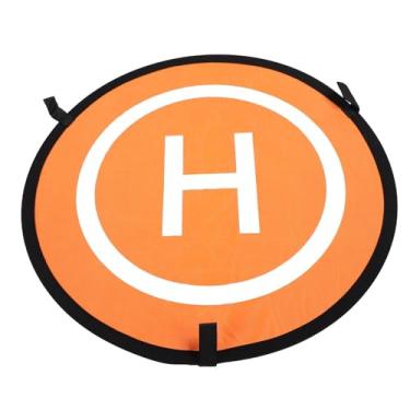 Imagem de Domary RC Drones Landing Pad Double -lado Nylon Foldable Lanking, para Vários Drones e Drones FPV, Laranja, 75cm