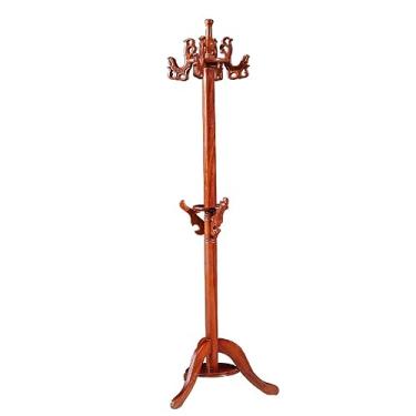 Imagem de Cabide de madeira para cabide de madeira jacarandá novo estilo chinês retrô moderno cabide para bolsa de mão, cabide de casaco