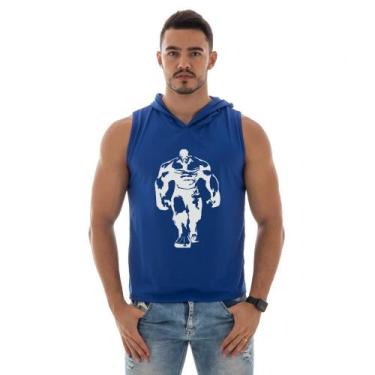 Imagem de Camiseta Regata Masculina Capuz Machão Academia Treino Estampa Persona