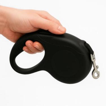 Imagem de Coleira Retrátil Pet Azul Passeio Pets - LIPPIN