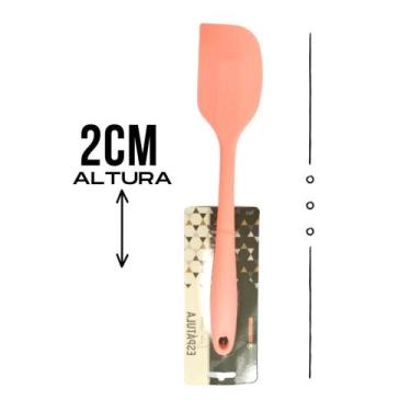 Imagem de Espátula Pão Duro Raspadora Silicone 28cm Grande Reforçada - Univendas