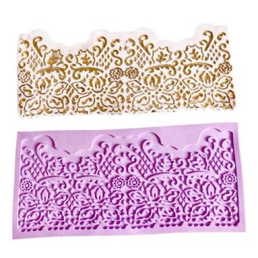 Imagem de F1161 molde de silicone renda confeitaria biscuit - confeitaria dos mo