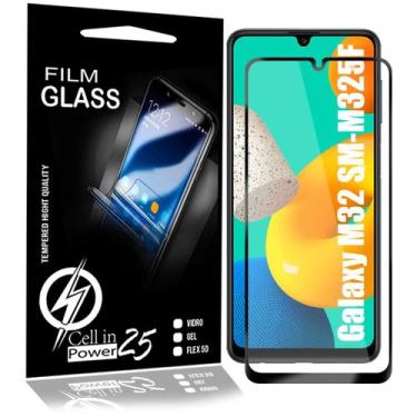 Imagem de Película De Vidro 3d Galaxy M32 M325 6.4 Preta Cobre A 100% - Cell In 