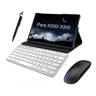 Imagem de Capa Para Tablet Tab A8 10.5 X200 Teclado Sem fio Caneta Mouse Sem Fio