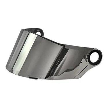 Imagem de Viseira Capacete LS2 FF358 FF396 Cromada Polivisor, Cromado